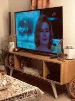⁦ترابيزة تليفزيون 30×120سم بيج -TV092⁩ - الصورة ⁦4⁩