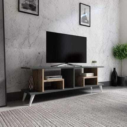 وحدة تليفزيون 30×180 سم – بيج رمادى – TV065