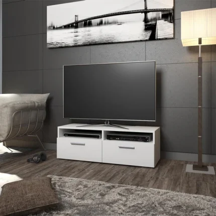 وحدة تليفزيون 30×100 سم – ابيض – TV0102