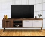 ترابيزة تليفزيون 35×180سم بني *ابيض -TV342