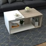 ترابيزة انترية 90×50 سم – بيج *ابيض – TA348