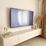 ترابيزة تليفزيون معلقه 40 ×240سم – ابيض – TV0333