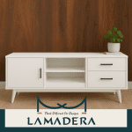ترابيزة شاشه مقاس 160*40*60 - أبيض - كود -w09656