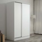 ⁦دولاب ملابس 2 ضلفة 220×120 سم - ابيض - DHL-0120⁩ - الصورة ⁦2⁩